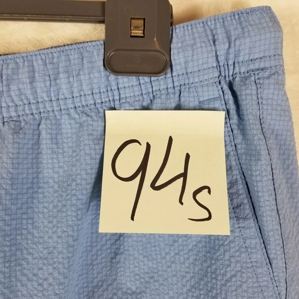 Tommy Bahama Mens 2XLB Blue Naples Seersucker Swim‎ Trunks Board Shorts